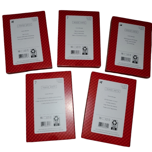 NEW Image Arts 5-Pk Variety Christmas Greeting Cards with Envelopes - Picture 2 of 12